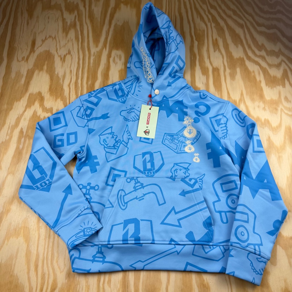 Baseball Lifestyle 101 x Monopoly Grand Slam Collector Youth Hoodie Blue YM